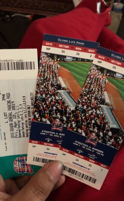 Texas rangers tickets