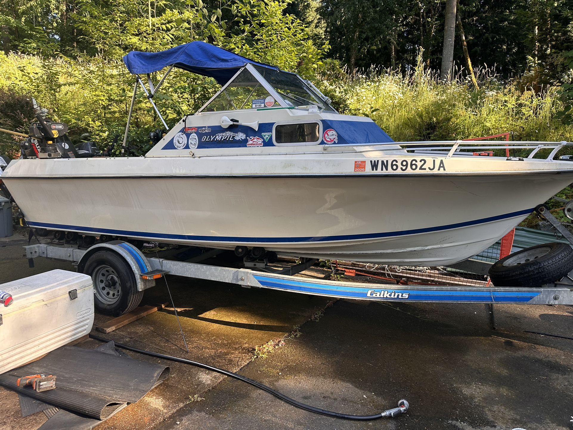 19’ Olympic Boat With Suzuki 140