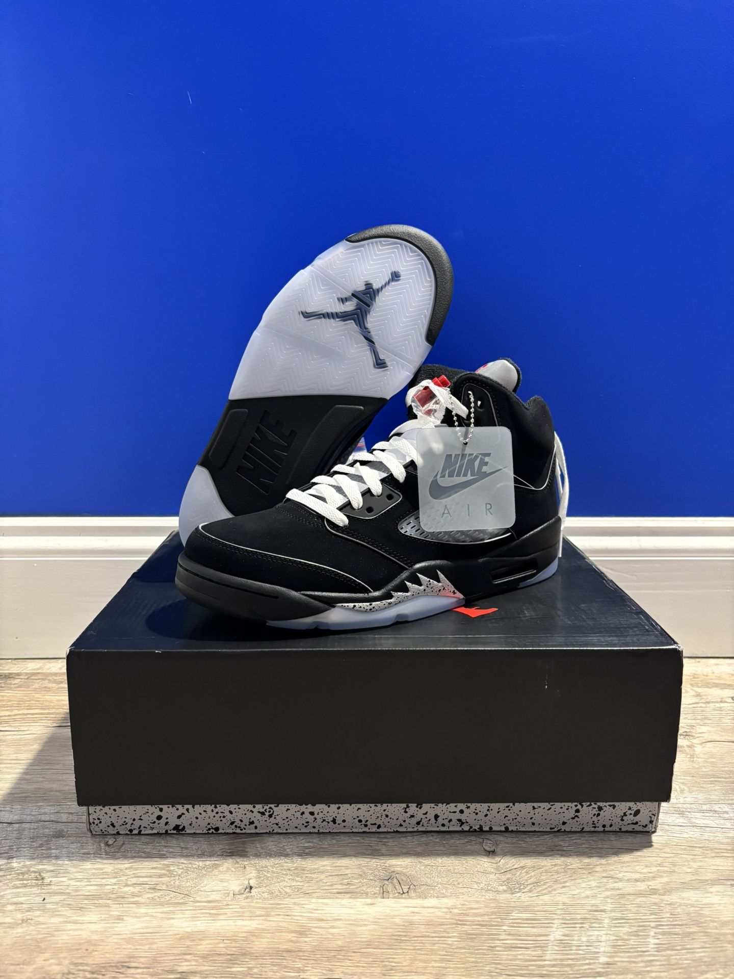Jordan 5 “Black Metallic Reimagined” Size 9M