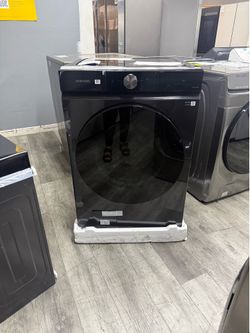 SAMSUNG BESPOKE 5.3 CU FT EXTRA LARGE CAPACITY FRONT LOAD WASHER  IN BLACK 😍