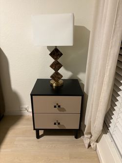 Renwil Canaria Brown Marble Table Lamp