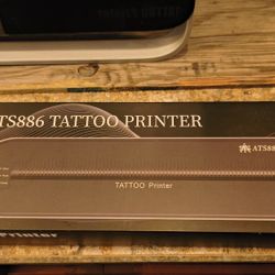 Brand new still in package ATS 886 portable Bluetooth enabled tattoo printer-paper included
