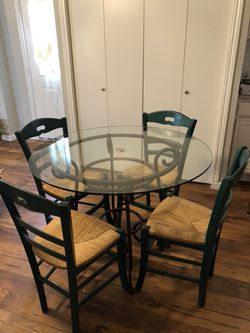 Sturdy table and 4 chairs