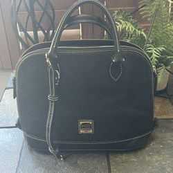 Dooney & Bourke Black Zip Zip Handbag 