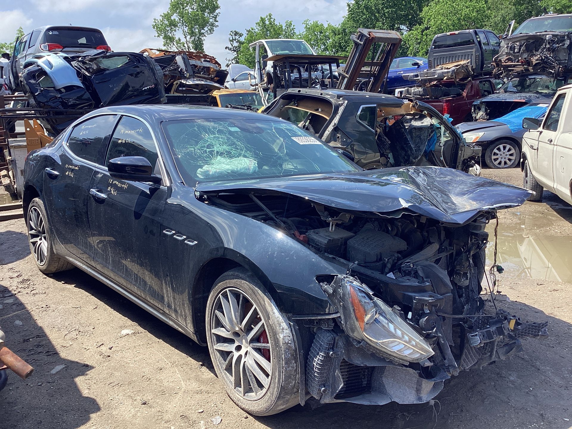 MASERATI Ghibli 2018 3.0L RWD Sedan – 💥 ONLY FOR PARTS!