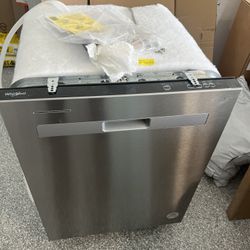 Whirlpool Dishwasher And Microwave Stainless Steel 