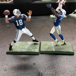 Indianapolis Colts Manning & Harrison Mini Mcfarlane 