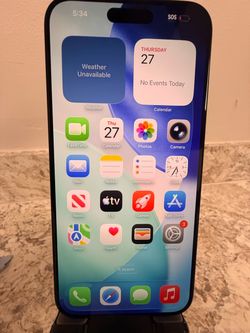 iPhone 15 Pro Max 256GB Black Titanium Unlocked