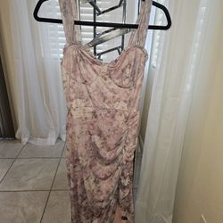 Light Purple Floral Dress