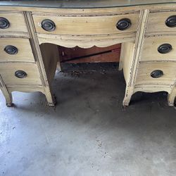 Antique Dresser And Vanity