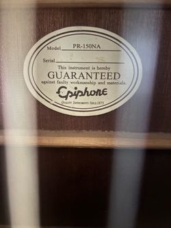 Epiphone PR150 NA Acoustic Guitar