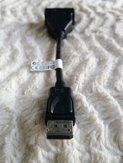 Display port to dvi adapter