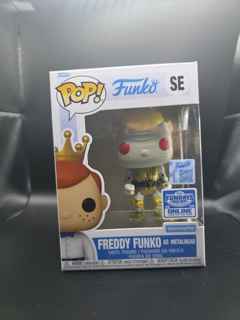 Funko Fundays 2025 Online Box Freddy Funko As Metalhead 3000 pc. Figure