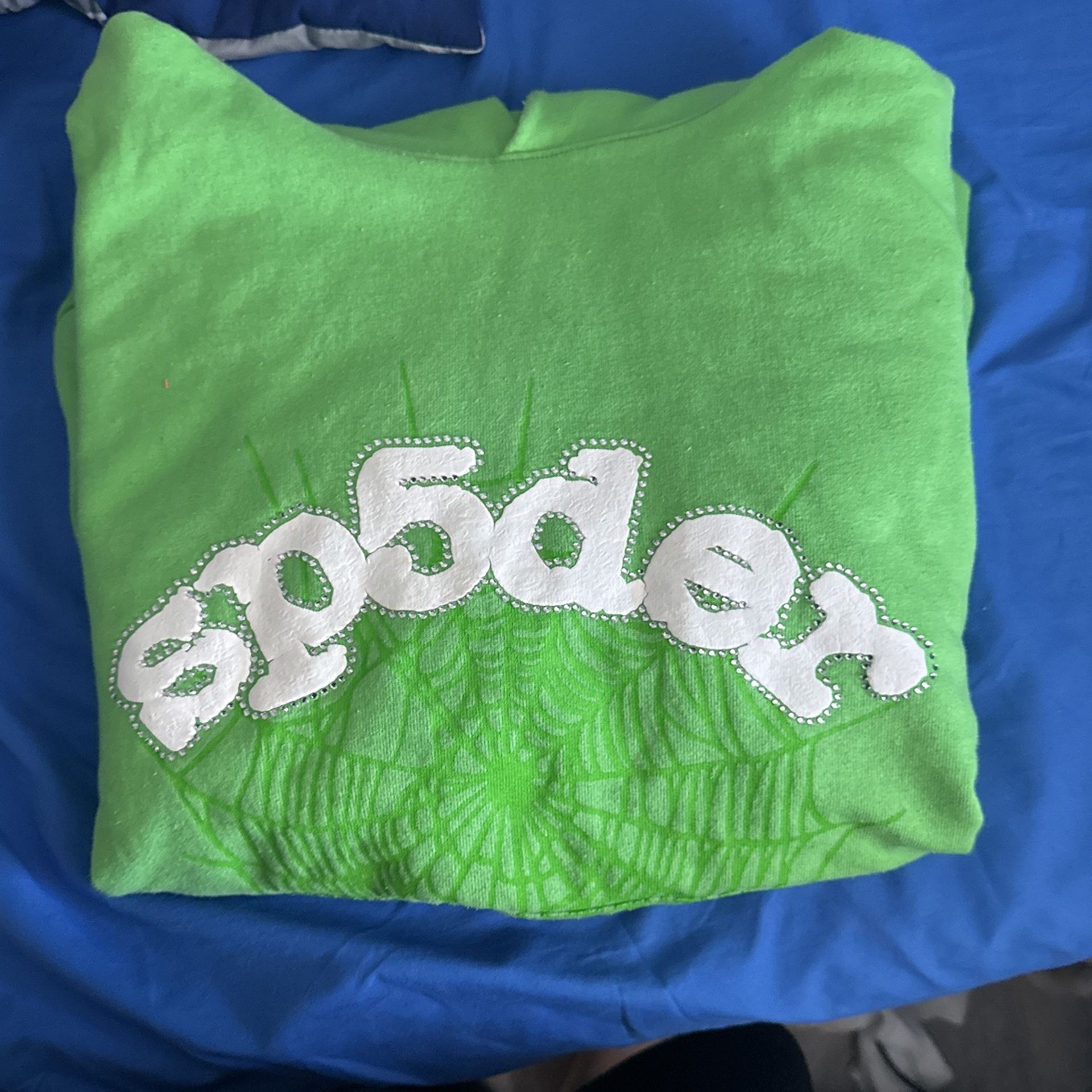 Sp5der Hoodie Green