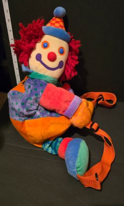 Gymboree Clown Plush Backpack