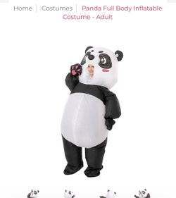 Inflatable Panda Adult Costume