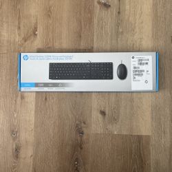 New HP Wired Desktop 320 MK Mouse And Keyboard
