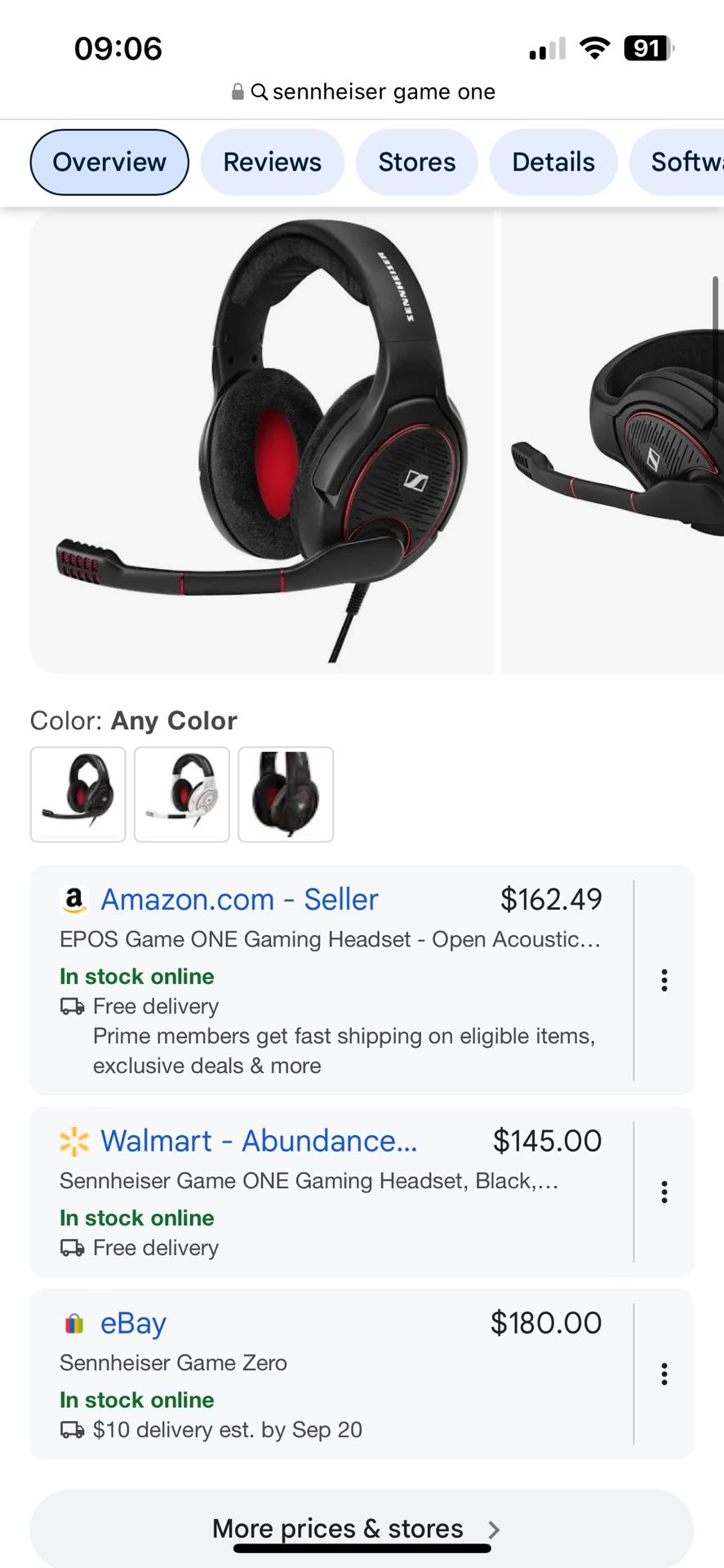 Sennheiser Game One Headset