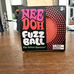 Coral Orange Needoh Fuzz ball 