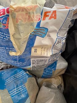 Free 20+ bags of left of grout