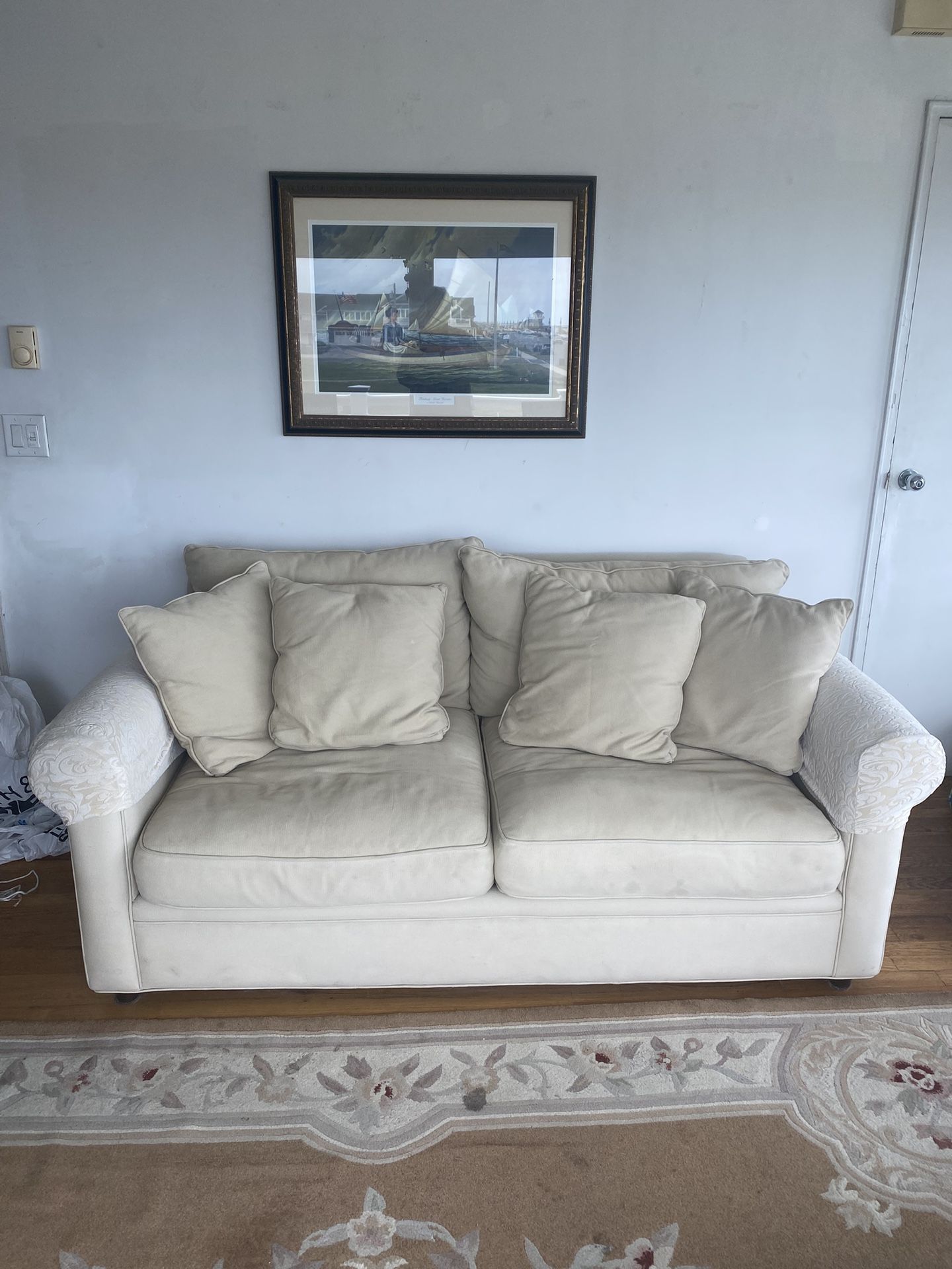 Sofa-Bed, Armchair, & Ottoman Set