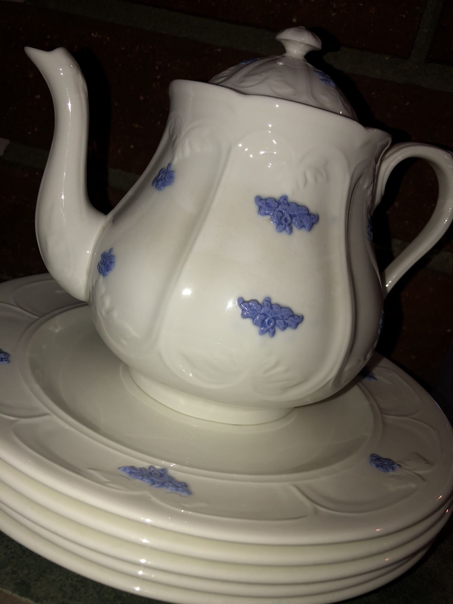 Adderley Blue Chelsea Fine Bone China from England