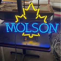 Neon Molson Sign