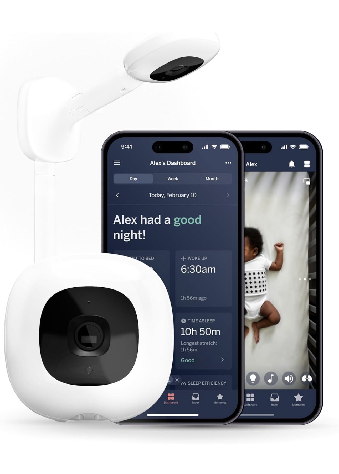 Nanit Pro Smart Baby Monitor & Wall Mount
