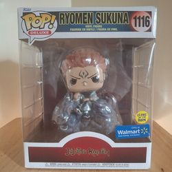 Funko Pop ! Deluxe Jujutsa kaisaen Ryomen Suzuki figure Glow in the dark Exclusive from Walmart
