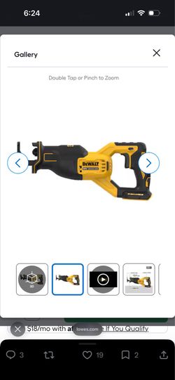 Dewalt reciprocating saw