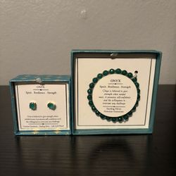 Onyx Jewelry Set 