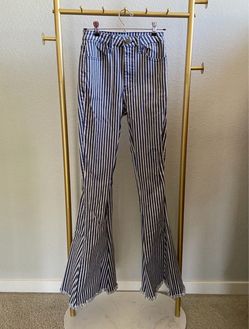 Mumu blue jean bell bottoms