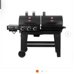 Charcoal Gas Grill Combo 