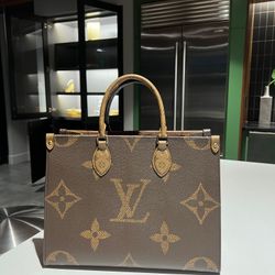 Louis Vuitton Brown Monogram On The Go MM