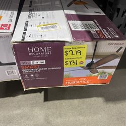 SaleSumo 60 in Sirrine SMART INDOOR/COVERED OUTDOOR CEILING FAN