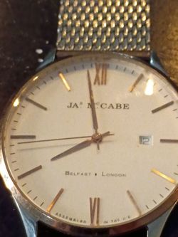 Ja mcabe bellfast London luxury watch