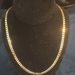 18k Gold Plated Sterling Silver Necklace 