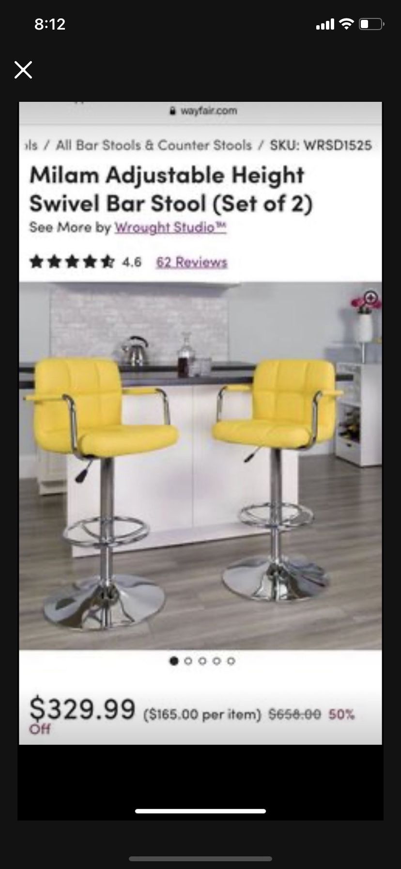 Bar chair swivel
