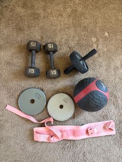 Gym equipment and weights