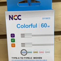 60w type c to type c charger cable