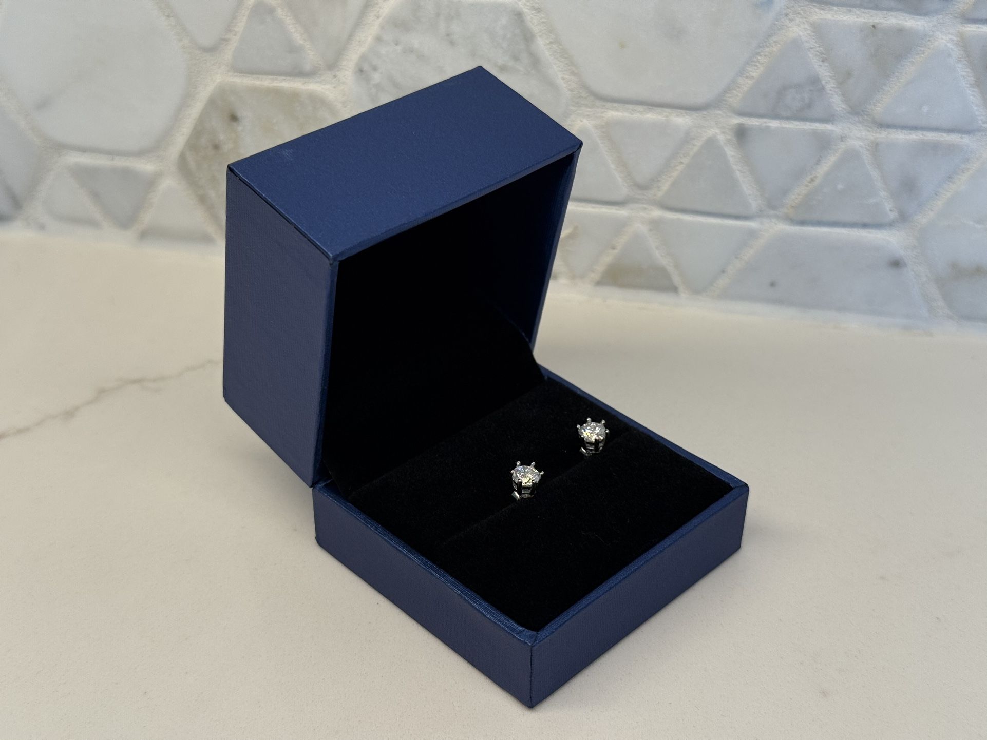 *NEW* GRA Certified Lab Grown Moissanite Diamond Earrings