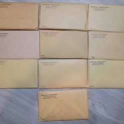 1955–1964 US Proof Set Lot (10) — ALL SEALED OGP ENVELOPES — Estate Attic Find - SILVER - RARE COINS