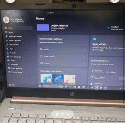 Hp laptop rose gold 14in