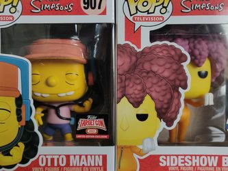 Funko POP! Simpsons EXCL Otto Mann & Sideshow Bob Set.
