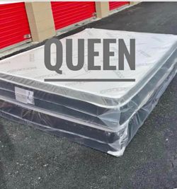 Queen Mattress Set PillowTop – Brand New –  Same Day Delivery Available 🚚