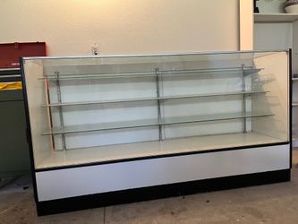 Glass display cabinet