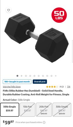 1 Pair 50 LBS Dumb Bells