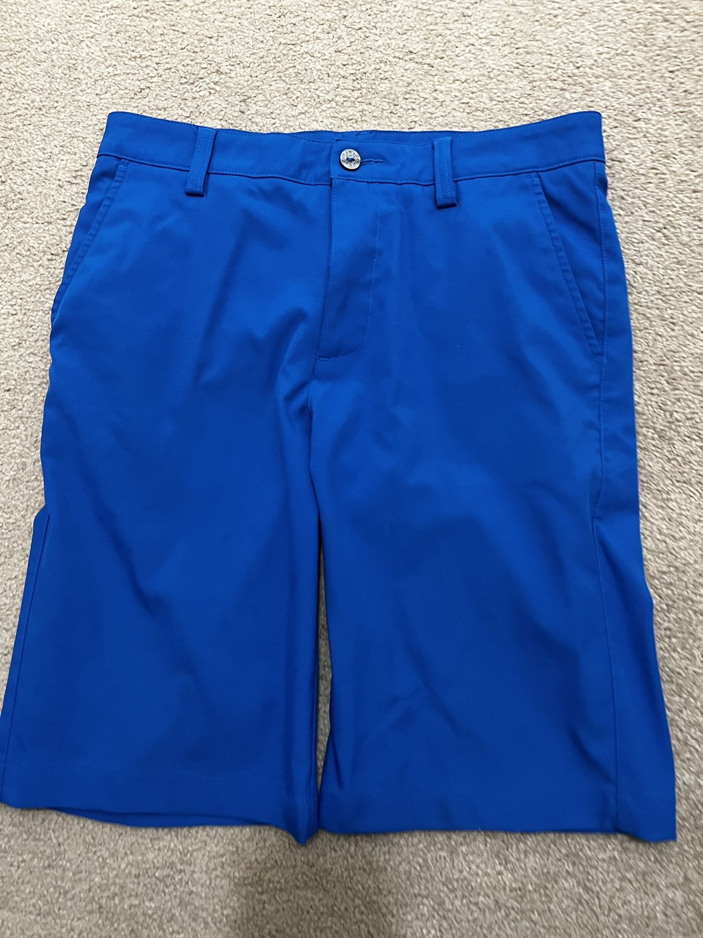 Boys large Puma Golf Shorts Light Stains