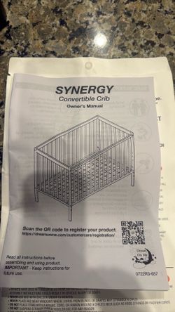 Convertible Crib with mattress