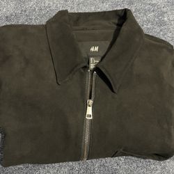 H&M Suede Black Jacket - Men’s Size L